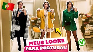 MONTANDO MEUS LOOKS PARA VIAGEM DE PORTUGAL [upl. by Hesler914]