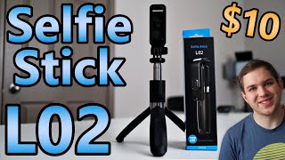 L02 Selfie Stick Tripod Review [upl. by Cristoforo]