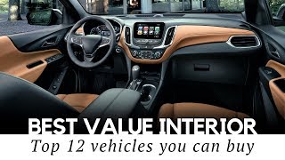 Top 12 Cars with Best Interiors for the Money the Luxury you can Afford [upl. by Nodal282]