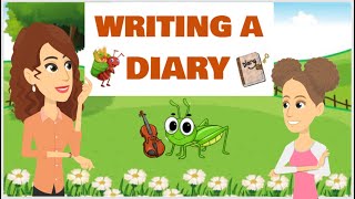 How to Write a Diary 📙💡 🦗  English with Teacher Joan [upl. by Ardnohs312]