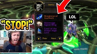 5 CRAZY Ninja Loot Reactions In WoW RAGE [upl. by Edd801]