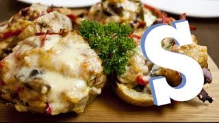 Stuffed Potato Skins Recipe  SORTED [upl. by Ilam959]