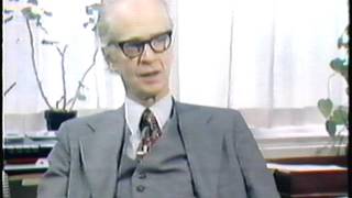 B F Skinner  Skinner on Behaviorism 1977 [upl. by Eniortna]