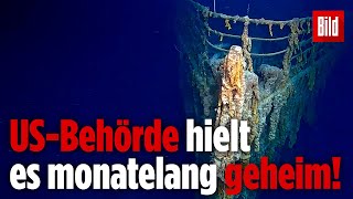 ForschungsUBoot fuhr „Titanic“Wrack an [upl. by Nymrak]