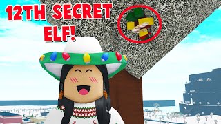 HOW To Find The 12TH SECRET ELF In Bloxburg Elf Hunt [upl. by Annairba]