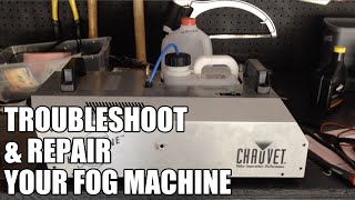 Fog Machine Troubleshooting and Repair [upl. by Ric]