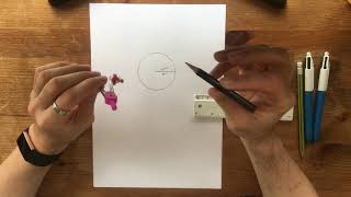 Geometry Lesson 5 How to use a compass [upl. by Enelia]