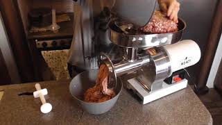 Meat Your Maker  First Grind review of 15 HP Meat Grinder [upl. by Attolrahc]