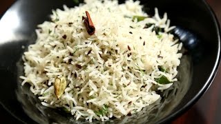 Jeera Rice Recipe  Restaurant Style Jeera Rice Recipe  Flavoured Cumin Rice  Ruchis Kitchen [upl. by Cobbie]