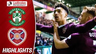 Hibernian 13 Hearts  Jambos Dominate in Edinburgh Derby  Ladbrokes Premiership [upl. by Toth]