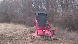 Forestry Mulcher  FRM70 Bruch Clearing Machine  Fecon [upl. by Eannyl]