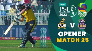 Opener  Peshawar Zalmi vs Quetta Gladiators  Match 25  HBL PSL 8  MI2T [upl. by Reteid55]