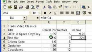 Microsoft Excel Tutorial for Beginners 3  Calculations Formulas [upl. by Hein]