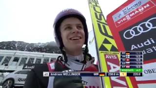 Andreas Wellinger 238 Meter Oberstdorf 2017 [upl. by Neeoma]