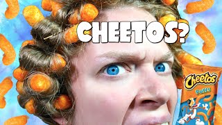 CURLING MY HAIR WITH CHEETOS [upl. by Shelby]