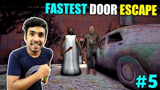 FASTEST DOOR ESCAPE FROM GRANNYS HOUSE  GRANNY CHAPTER 2 GAMEPLAY 5 [upl. by Tessy10]