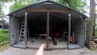 Framing A Carport [upl. by Ferdie]