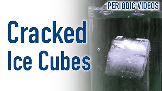 Why do ice cubes crack in drinks SLOW MOTION [upl. by Esertap]