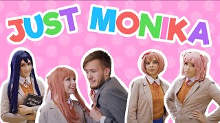 JUST MONIKA  Doki Doki Literature Club  COSPLAY VIDEO  COVER [upl. by Ime]