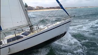 quotSPECTACULAIRES ET GIGANTESQUES VAGUESquot A LA SORTIE quotDU PORT DE CAPBRETON AVEC SON FAMEUX GOUF MARIN [upl. by Rodd]