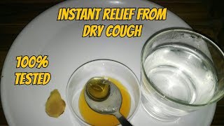 Dry cough  Sore throat  Instant relief home remedies  Cold and cough  Cookingmypassion [upl. by Ky259]