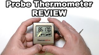 Therma Pro Digital Food Probe Thermometer Review [upl. by Cohette]