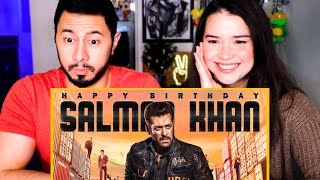 SALMAN KHAN TRIBUTE MASHUP  Birthday Special  Sarath Kannanz  Reaction by Jaby amp Achara [upl. by Chandless]