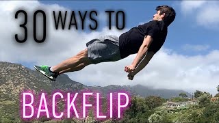 30 WAYS TO BACKFLIP [upl. by Berner81]