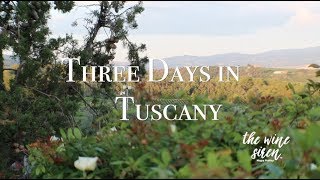 Three Days In Tuscany  Three Wineries in Montalcino [upl. by Skyler]