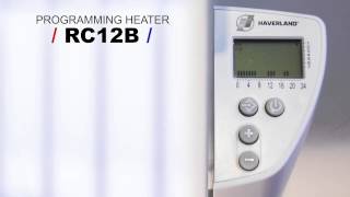 How to program Haverland conservatory radiator RC12B [upl. by Erusaert538]