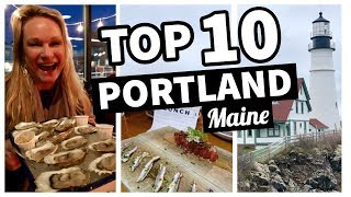 Tour of Portland Maine Top 10 Portland Maine Things To Do and See ✔️ [upl. by Wallace761]