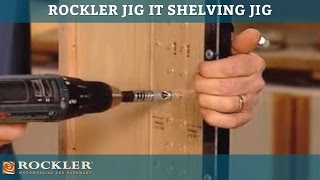 Rockler JIG IT Shelving Jig [upl. by Tremann]