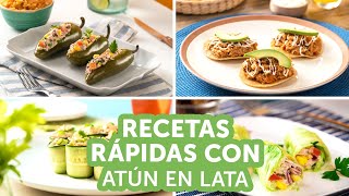 Recetas rápidas con atún en lata  Kiwilimón [upl. by Ahsemrak925]