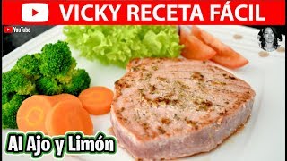 ATUN AL AJO Y LIMON  VickyRecetaFacil [upl. by Aneetsirk]