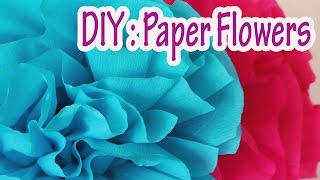 DIY crafts  How to make crepe paper flowers Very easy   Ana  DIY Crafts [upl. by Tyler565]