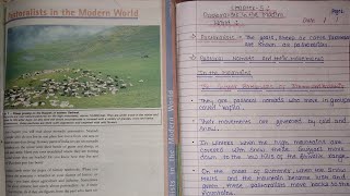 Class 9 History Notes Chapter 5  Pastoralists in the Modern WorldNotes in discription [upl. by Alim132]