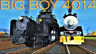 Union Pacific Big Boy 4014 Vs Southern Pacific 4449 Vs NYCRR Niagara 6001  Trainz [upl. by Linders]