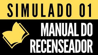 Simulado 01  Manual do Recenseador  Censo 2022 [upl. by Aneerb]