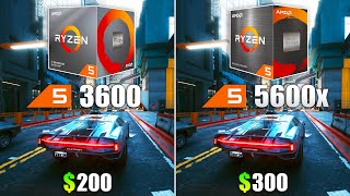 Ryzen 5 5600X vs Ryzen 5 3600  Test in 10 Games [upl. by Adnilahs425]