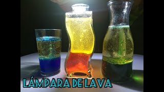 Experimento Lámpara de lava [upl. by Sansbury]