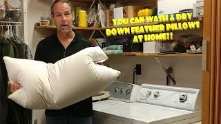 How to Wash a Down Feather Pillow at Home [upl. by Misha]