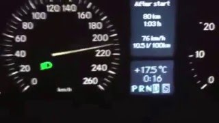 Mercedes Benz C200 Kompressor W203 acceleration [upl. by Leirej]