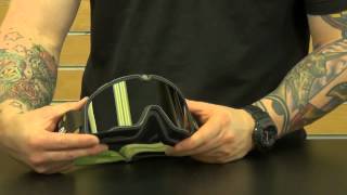 100 Percent Barstow Legend Motorcycle Goggles Review  ChapMotocom [upl. by Pirri]