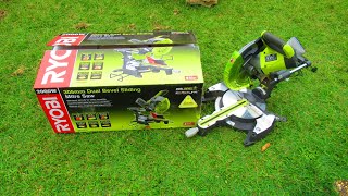 Ryobi 305mm Dual Bevel Mitre Saw review [upl. by Lanta112]