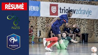 U21 Futsal  SlovénieFrance 13 le résumé [upl. by Platon]