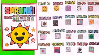 🌞SPRUNKI blind bag🌞Mr Sun Phase 12345678910 Vs Phase 11121314151617181920 Squishy [upl. by Reynold702]