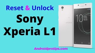 How to Reset amp Unlock Sony Xperia L1 [upl. by Novel]