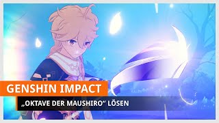 Genshin Impact Oktave der Maushiro Rätsel der Steine lösen [upl. by Ocsinarf318]