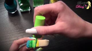 Tutorial Manichiura Ombre [upl. by Allare]