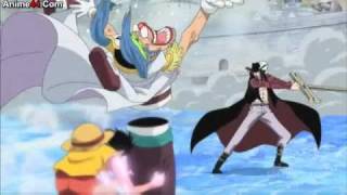 One PieceCaptan Buggy Vs Strongest Swords Man Mihawk [upl. by Alesi]